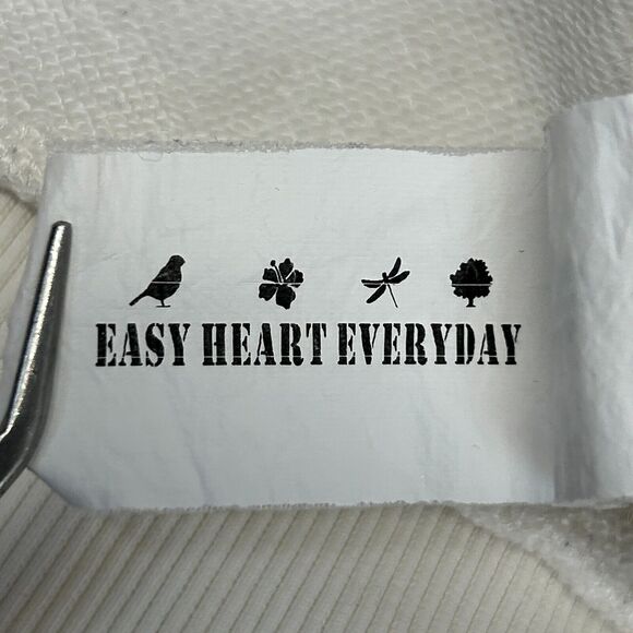 Neverland Is A State of Mind Monolith Hoodie Mens Medium Greg Eason EHE White - Picture 5 of 6